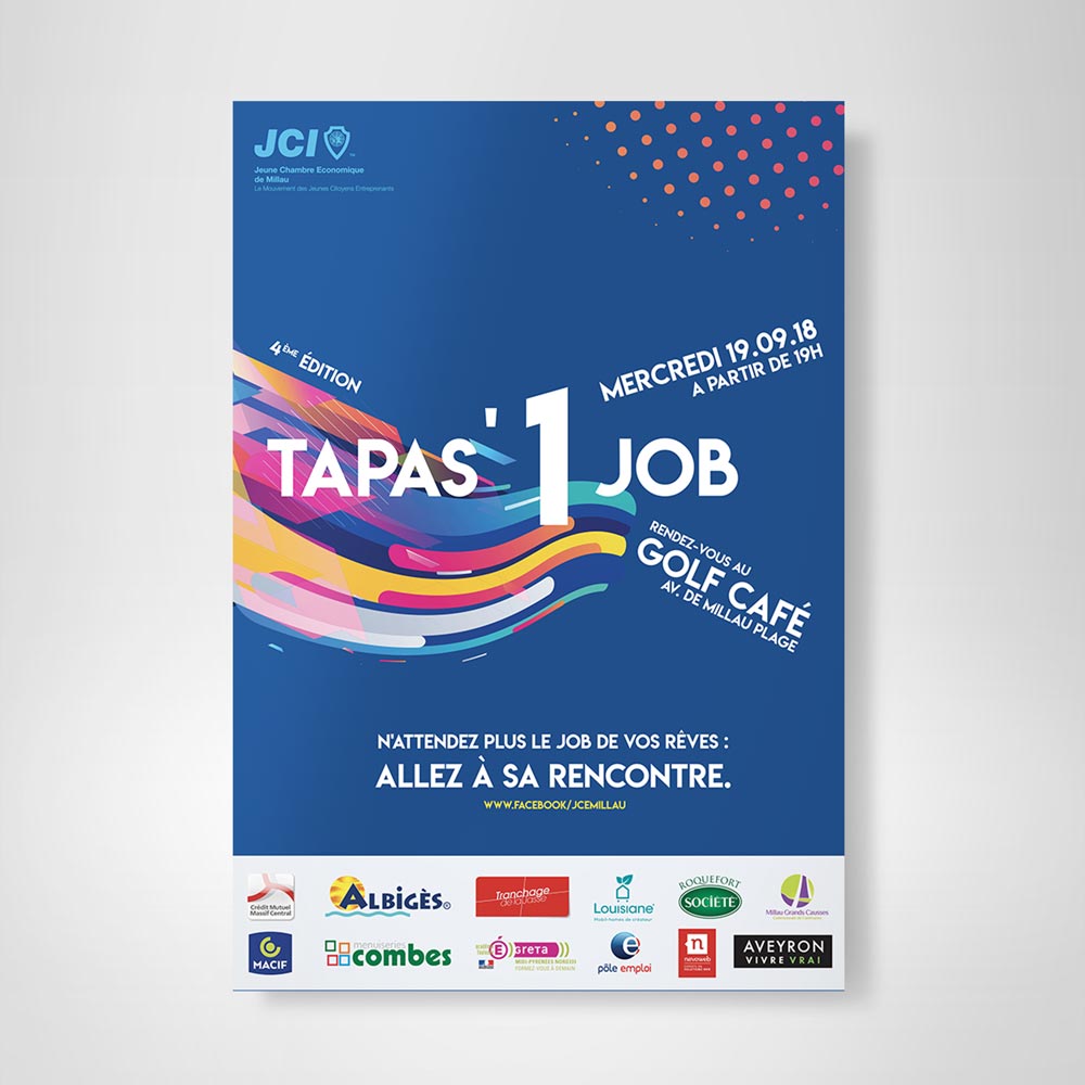 Affiche tapas’1 job 2018